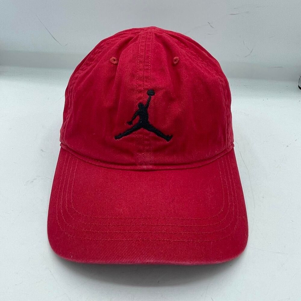 Jordan Jumpman red cotton youth baseball cap hat